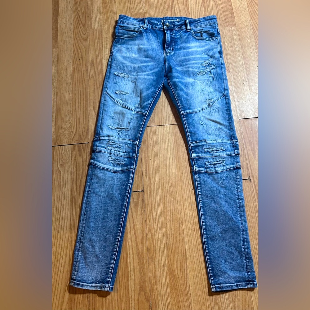 Men's 34 Crysp Denim Men's Montana Indigo Jeans